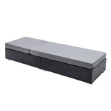 darrahopens Furniture > Outdoor Gardeon Sun Lounge Wicker Lounger Outdoor Furniture Rattan Garden Day Bed Sofa Black