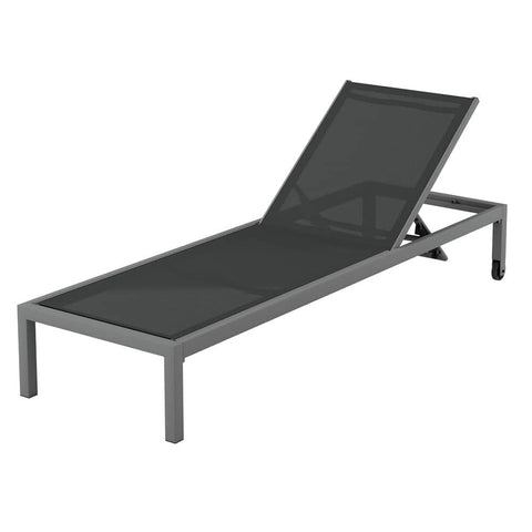 Darrahopens Furniture > Outdoor Gardeon Sun Lounger Outdoor Lounge Chair Patio Furniture Aluminium Wheels Pool