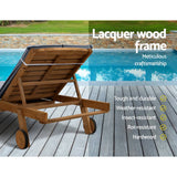 Darrahopens Furniture > Outdoor Gardeon Sun Lounger Wicker Lounge Day Bed Wheel Patio Outdoor Setting Furniture