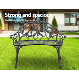 darrahopens Furniture > Outdoor Gardeon Victorian Garden Bench - Green