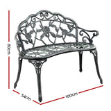darrahopens Furniture > Outdoor Gardeon Victorian Garden Bench - Green