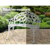 darrahopens Furniture > Outdoor Gardeon Victorian Garden Bench White