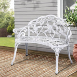 darrahopens Furniture > Outdoor Gardeon Victorian Garden Bench White
