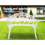 darrahopens Furniture > Outdoor Gardeon Victorian Garden Bench White