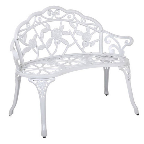 darrahopens Furniture > Outdoor Gardeon Victorian Garden Bench White
