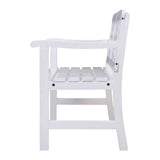 darrahopens Furniture > Outdoor Gardeon Wooden Garden Bench 2 Seat Patio Furniture Timber Outdoor Lounge Chair White
