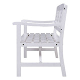darrahopens Furniture > Outdoor Gardeon Wooden Garden Bench 3 Seat Patio Furniture Timber Outdoor Lounge Chair White