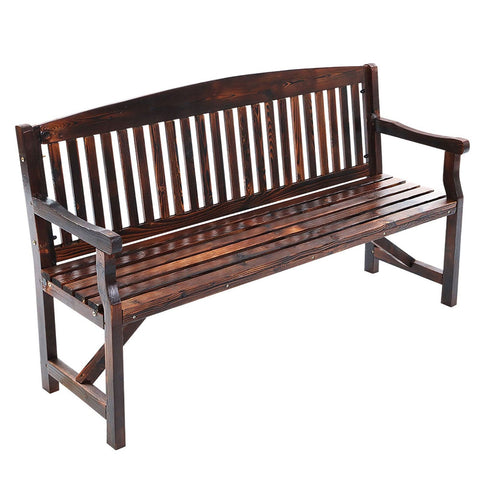 darrahopens Furniture > Outdoor Gardeon Wooden Garden Bench Chair Natural Outdoor Furniture Décor Patio Deck 3 Seater