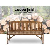 darrahopens Furniture > Outdoor Gardeon Wooden Garden Bench Chair Natural Outdoor Furniture Décor Patio Deck 3 Seater