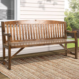 darrahopens Furniture > Outdoor Gardeon Wooden Garden Bench Chair Natural Outdoor Furniture Décor Patio Deck 3 Seater