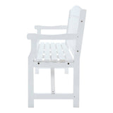 darrahopens Furniture > Outdoor Gardeon Wooden Garden Bench Chair Outdoor Furniture Patio Deck 3 Seater White