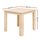 darrahopens Furniture > Outdoor Gardeon Wooden Outdoor Side Beach Table
