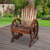 darrahopens Furniture > Outdoor Gardeon Wooden Wagon Chair Outdoor