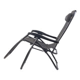 darrahopens Furniture > Outdoor Gardeon Zero Gravity Chair 2PC Reclining Outdoor Sun Lounge Folding Camping
