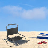 darrahopens Furniture > Outdoor Havana Outdoors Beach Chair 2 Pack Folding Portable Summer Camping Outdoors - Black