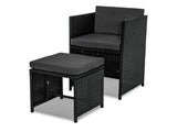 Darrahopens Furniture > Outdoor Horrocks 8 Seater Outdoor Dining Set - Black