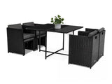 Darrahopens Furniture > Outdoor Horrocks 8 Seater Outdoor Dining Set - Black
