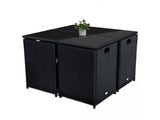 Darrahopens Furniture > Outdoor Horrocks 8 Seater Outdoor Dining Set - Black