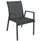 Darrahopens Furniture > Outdoor Iberia 4pc Set Aluminium Outdoor Dining Table Chair Charcoal
