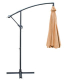 darrahopens Furniture > Outdoor Instahut 3M Cantilevered Outdoor Umbrella - Beige