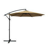 darrahopens Furniture > Outdoor Instahut 3M Cantilevered Outdoor Umbrella - Beige