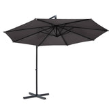 darrahopens Furniture > Outdoor Instahut 3M Outdoor Furniture Garden Umbrella Charcoal