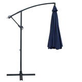 darrahopens Furniture > Outdoor Instahut 3M Outdoor Umbrella - Navy