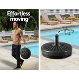 darrahopens Furniture > Outdoor Instahut Outdoor Pole Umbrella Stand Base Pod Sand/Water Patio Cantilever Offset