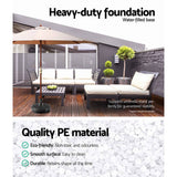 darrahopens Furniture > Outdoor Instahut Outdoor Pole Umbrella Stand Base Pod Sand/Water Patio Cantilever Offset