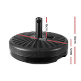 darrahopens Furniture > Outdoor Instahut Outdoor Pole Umbrella Stand Base Pod Sand/Water Patio Cantilever Offset