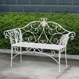 darrahopens Furniture > Outdoor Katerina Bench Ant. White