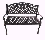 darrahopens Furniture > Outdoor Melissa Aluminium Bench Brz