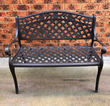 darrahopens Furniture > Outdoor Melissa Aluminium Bench Brz