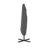 darrahopens Furniture > Outdoor Milano 3M Outdoor Umbrella Cantilever With Protective Cover Patio Garden Shade - Charcoal