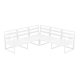 Darrahopens Furniture > Outdoor Mykonos Lounge Corner - White - No cushions