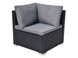 Darrahopens Furniture > Outdoor Outdoor Modular Lounge Sofa Bondi – Black