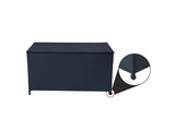 Darrahopens Furniture > Outdoor Outdoor PE Wicker Storage Box Garden 320L-Black