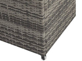 Darrahopens Furniture > Outdoor Outdoor PE Wicker Storage Box Garden 320L-Grey