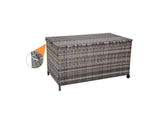 Darrahopens Furniture > Outdoor Outdoor PE Wicker Storage Box Garden 320L-Grey