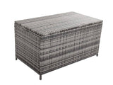 Darrahopens Furniture > Outdoor Outdoor PE Wicker Storage Box Garden 320L-Grey