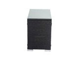 Darrahopens Furniture > Outdoor Outdoor Wicker End Table Black