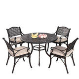 darrahopens Furniture > Outdoor Prato Cast Aluminium Dining Table