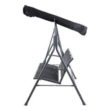 darrahopens Furniture > Outdoor Swing Chair Outdoor Furniture Hanging Chairs Hammock 3 Seater Canopy Garden Bench Seat Patio Gardeon Lounger Cushion Backyard Park Black