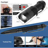 Darrahopens Furniture > Outdoor Tactical Emergency Survival Kit Outdoor Sports Hiking Camping SOS Tool Equipment