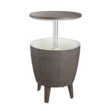 Darrahopens Furniture > Outdoor Taupe Cooler Table