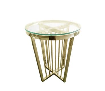 Darrahopens Furniture Salina Coffee Table - ClearTop - 45cm Gold