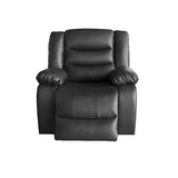 darrahopens Furniture > Sofas 3+1+1 Seater Recliner Sofa In Faux Leather Lounge Couch in Black
