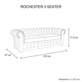 Darrahopens Furniture > Sofas 3+2+1 Seater Genuine Leather Upholstery Deep Quilting Pocket Spring Button Studding Sofa Lounge Set for Living Room Couch In Brown Colour