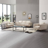 darrahopens Furniture > Sofas 3+2+1 Seater Sofa Beige Fabric Lounge Set for Living Room Couch with Wooden Frame