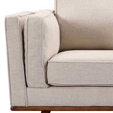 darrahopens Furniture > Sofas 3+2+1 Seater Sofa Beige Fabric Lounge Set for Living Room Couch with Wooden Frame